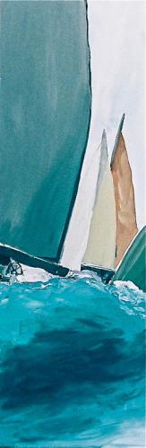 sailing für martin II 2007 - 90 x 30 cm acryl auf leinwand 